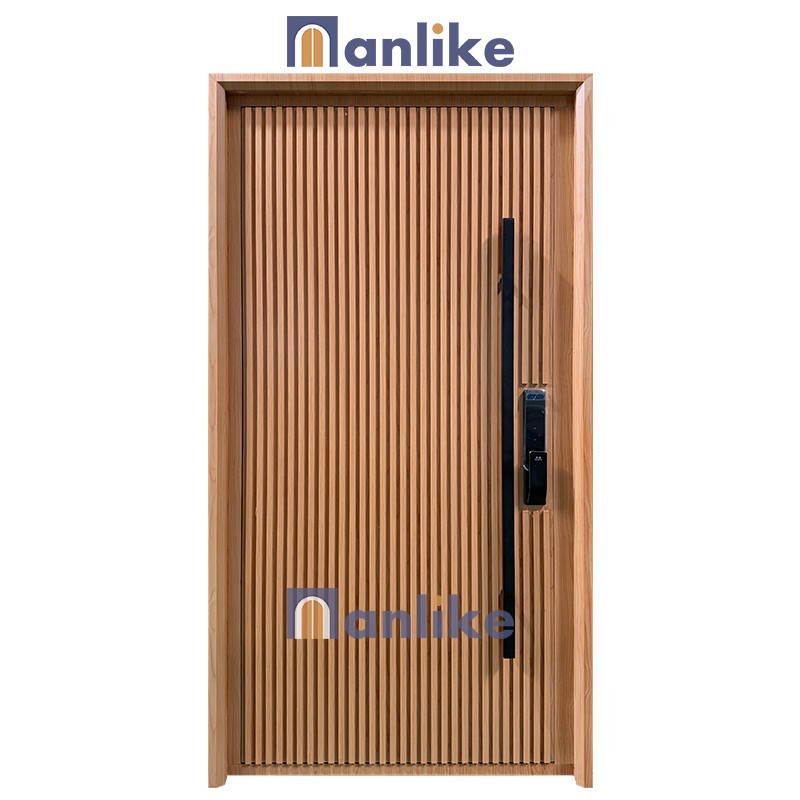 Wooden Grain Aluminum Door