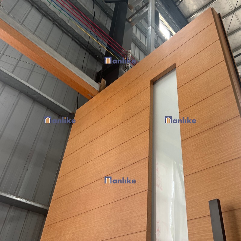 wooden look pivot door