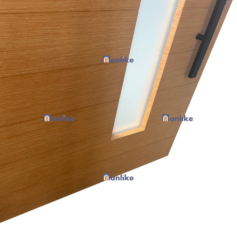 customized smoking glass door